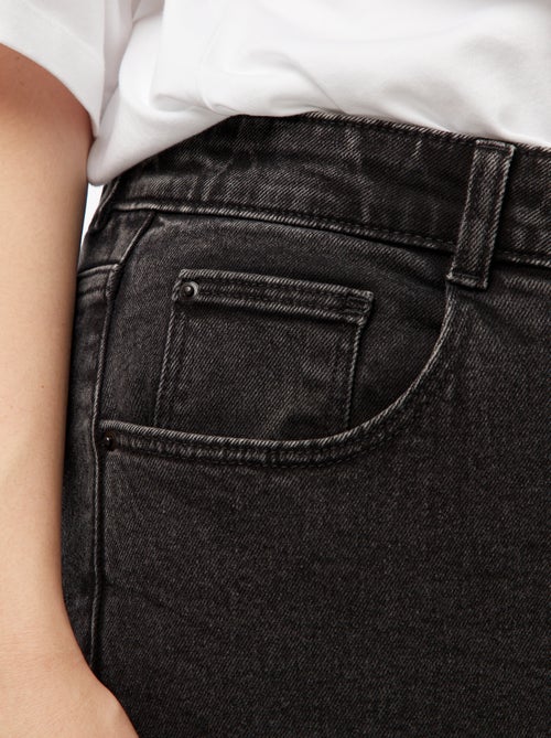 Mom jeans met hoge taille - L30 - Kiabi