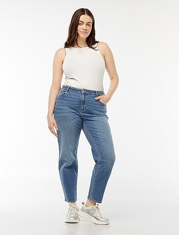 Mom jeans met hoge taille - L34