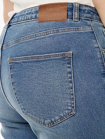 Mom jeans met hoge taille - L34