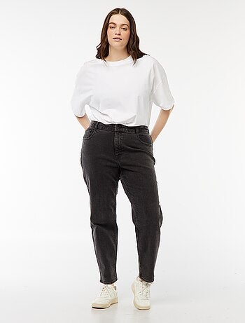 Mom jeans met hoge taille - L34