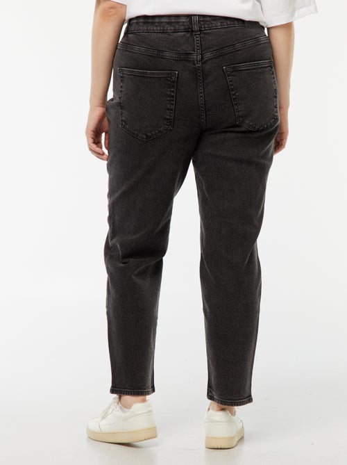 Mom jeans met hoge taille - L34 - Kiabi