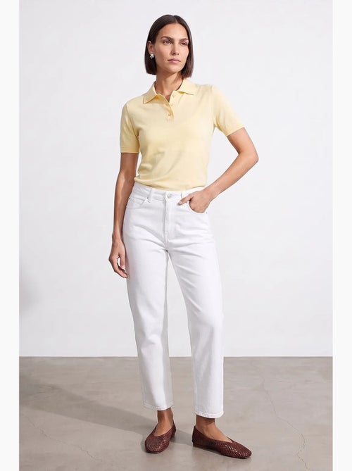 Mom jeans met hoge taille en wijde pijp dilvin - Kiabi Mom jeans met hoge taille en wijde pijp dilvin - Kiabi