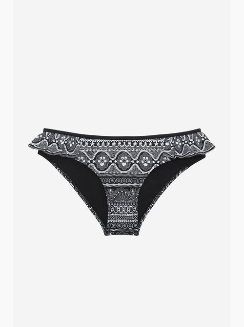 Monochrome zij bikini slip penti - Kiabi Monochrome zij bikini slip penti - Kiabi