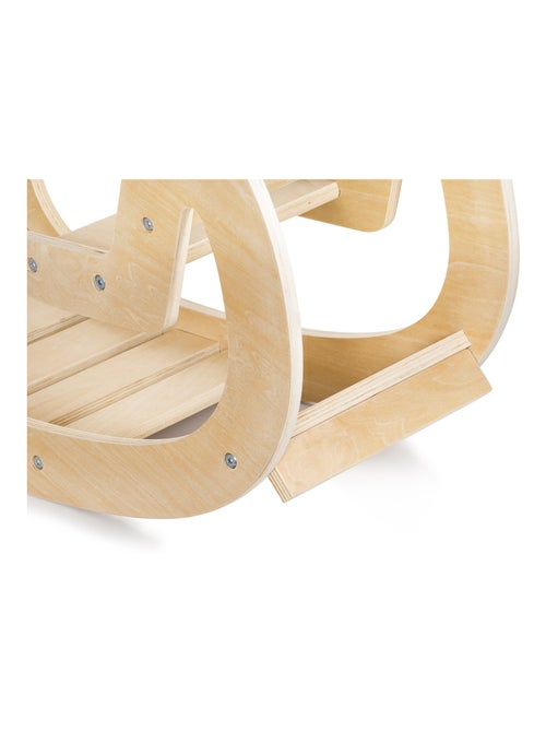 Montessori houten schommelwieg van natuurlijk hout – stabiele zitting vanaf 12 maanden - Kiabi Montessori houten schommelwieg van natuurlijk hout – stabiele zitting vanaf 12 maanden - Kiabi