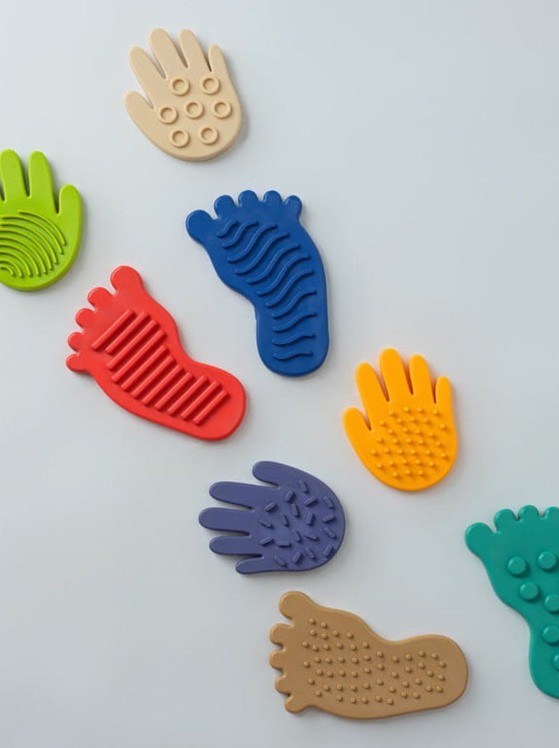 Montessori sensorisch parcours spel – handen en voeten Multicolor - Kiabi
