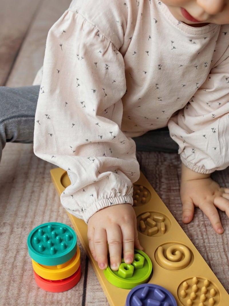 Montessori xl sensorische puzzel – voelvormen om te combineren | sevira kids N.v.t. - Kiabi