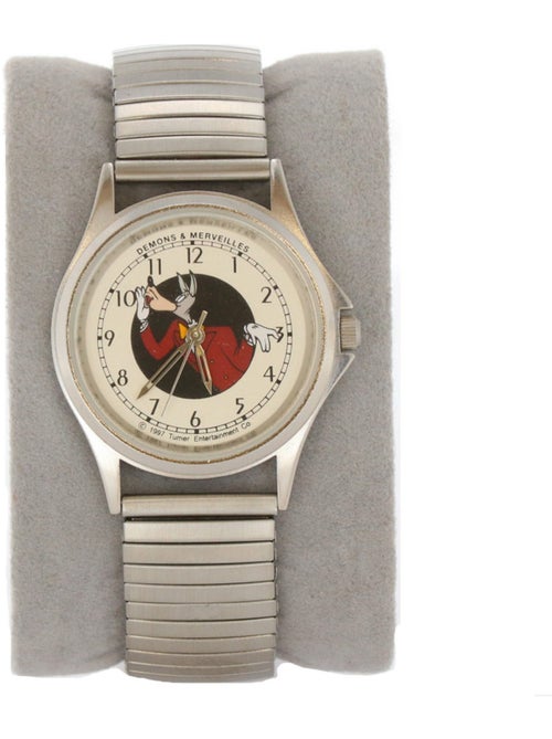 Montre analogique enfant 'Le Monde Fou de Tex Avery' Wolfie rouge 1-12 Looney Tunes - Kiabi