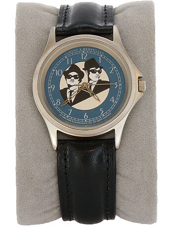 Montre au poignet Looney Tunes 'Le Monde Fou de Tex Avery' – Cadran Blues Brothers en bleu