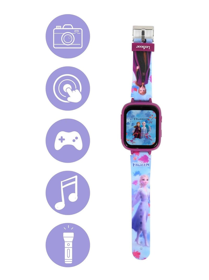 Montre avec camera reine des neiges Bleu - Kiabi