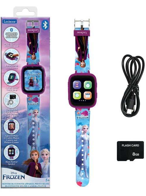 Montre bluetooth avec écran couleurs frozen avec camera et carte mémoire de 8 go - Kiabi Montre bluetooth avec écran couleurs frozen avec camera et carte mémoire de 8 go - Kiabi