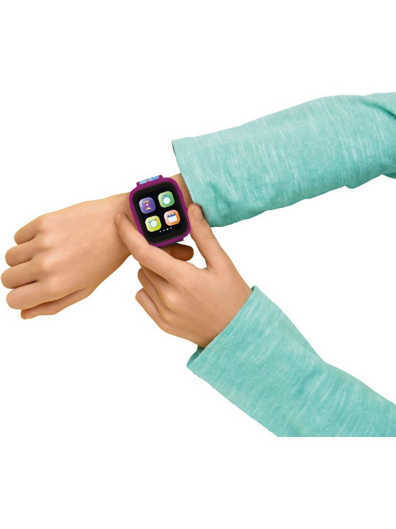 Montre bluetooth avec écran couleurs frozen avec camera et carte mémoire de 8 go Bleu - Kiabi