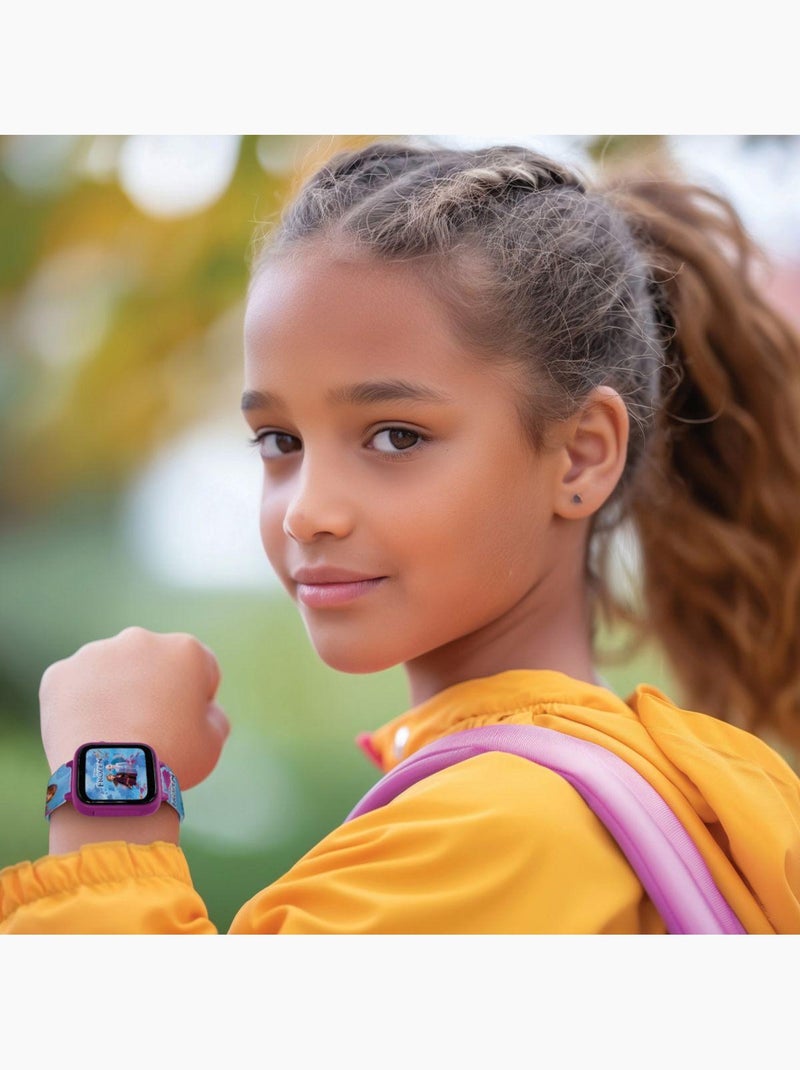 Montre bluetooth avec écran couleurs frozen avec camera et carte mémoire de 8 go Bleu - Kiabi