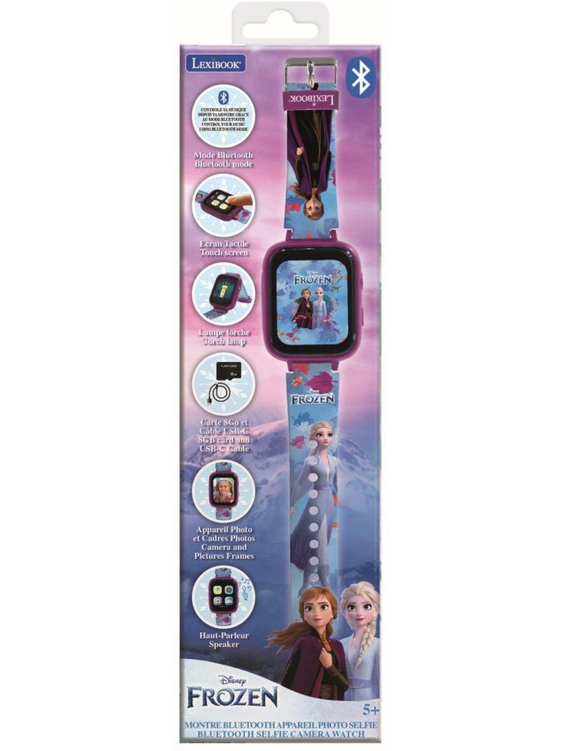 Montre bluetooth avec écran couleurs frozen avec camera et carte mémoire de 8 go Bleu - Kiabi