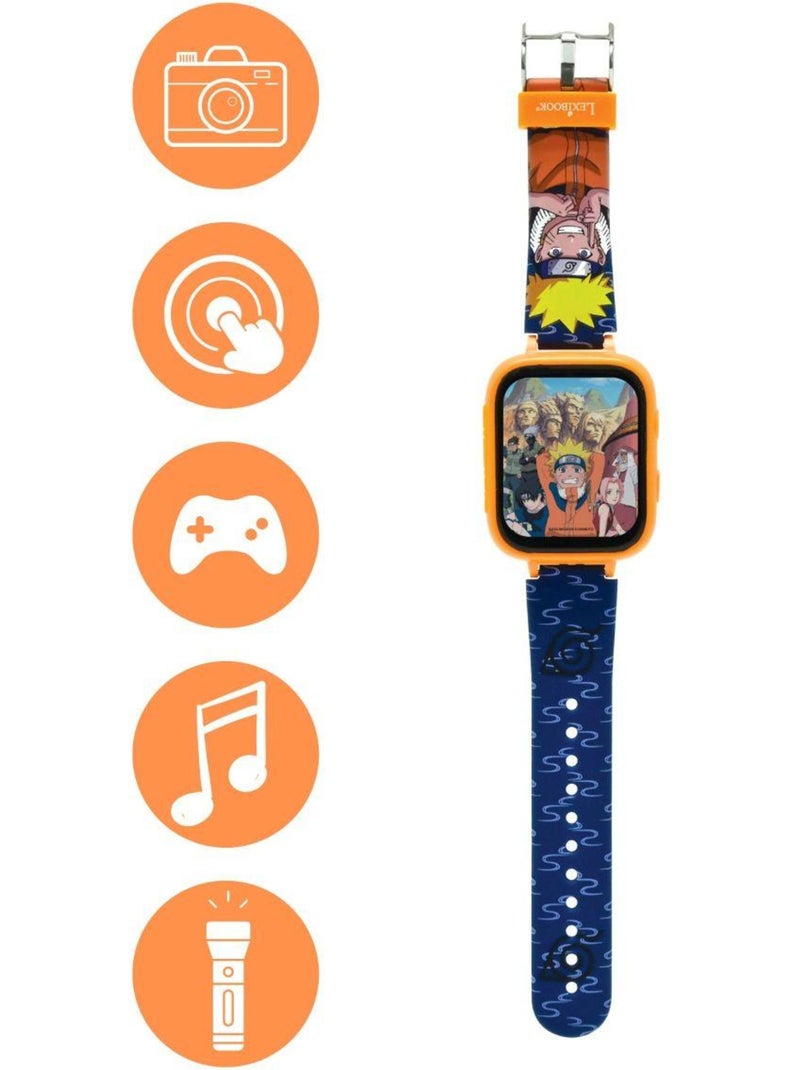 Montre bluetooth avec écran couleurs naruto avec camera et carte mémoire de 8 go Orange - Kiabi