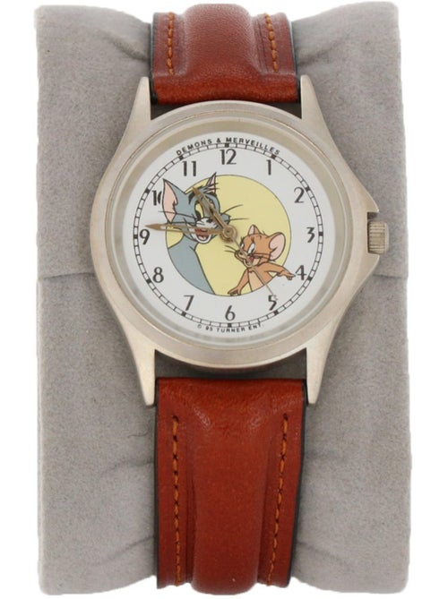 Montre bracelet ronde style cuir 'Tom et Jerry' et Tex Avery Looney Tunes - Kiabi
