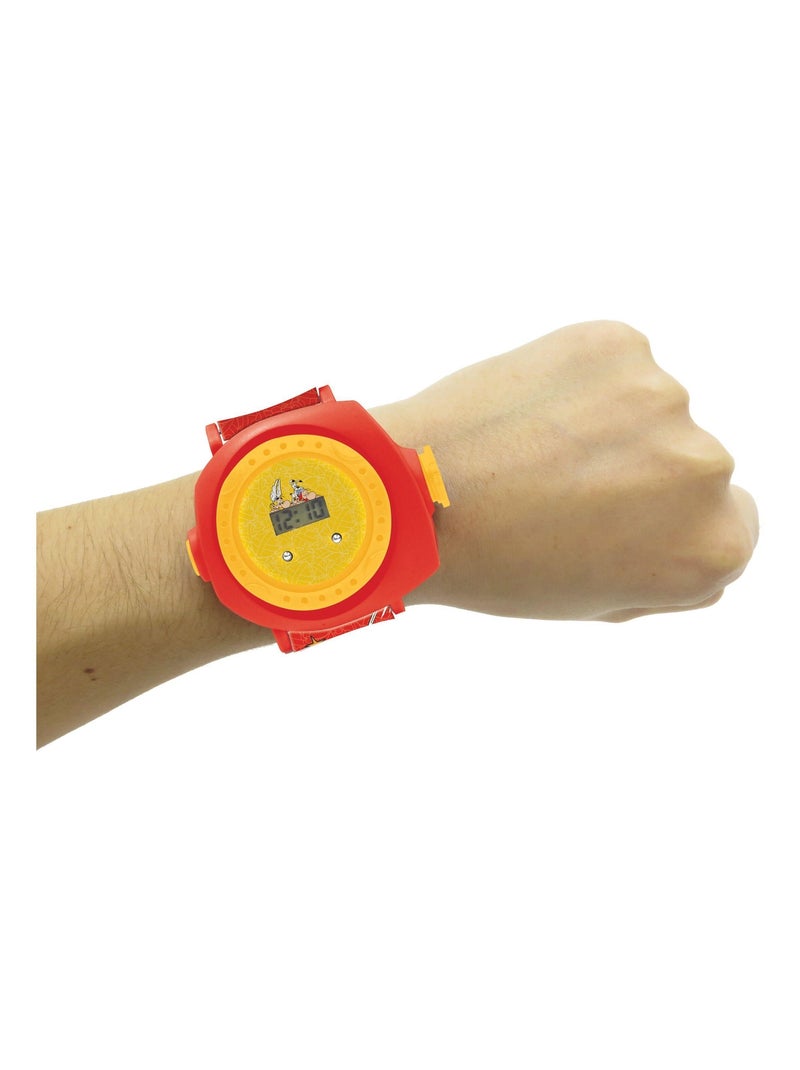 Montre digitale avec projection astérix Rouge - Kiabi