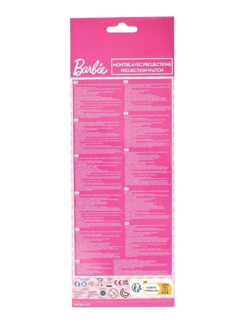 Montre digitale avec projection barbie Rose - Kiabi