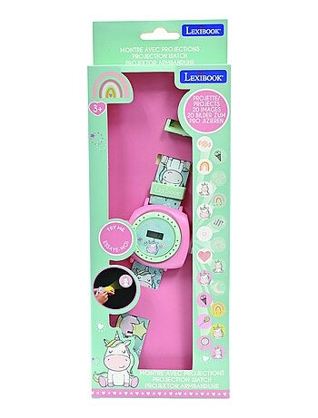 Montre digitale avec projection licorne