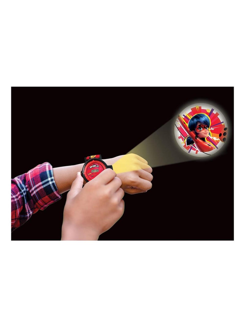 Montre digitale avec projection miraculous Rouge - Kiabi