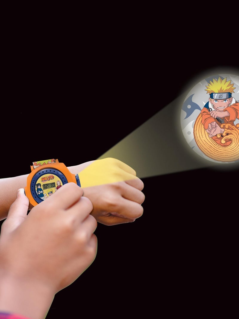 Montre digitale avec projection naruto Orange - Kiabi