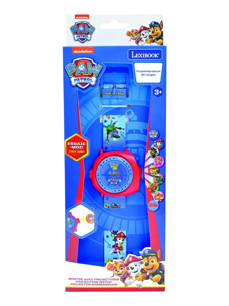 Montre digitale avec projection pat' patrouille Bleu - Kiabi