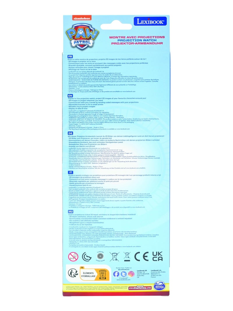 Montre digitale avec projection pat' patrouille Bleu - Kiabi