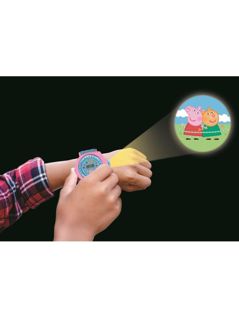 Montre digitale avec projection peppa pig Bleu - Kiabi