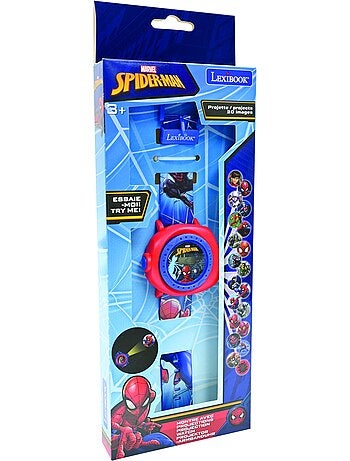 Montre digitale avec projection spiderman
