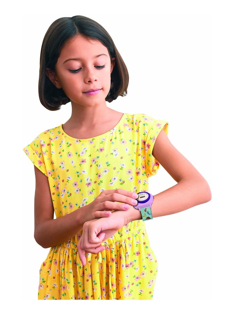 Montre digitale avec projection wish Violet - Kiabi
