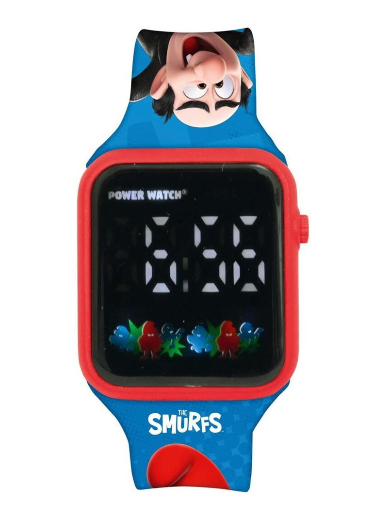 Montre digitale led schtroumpfs Bleu - Kiabi