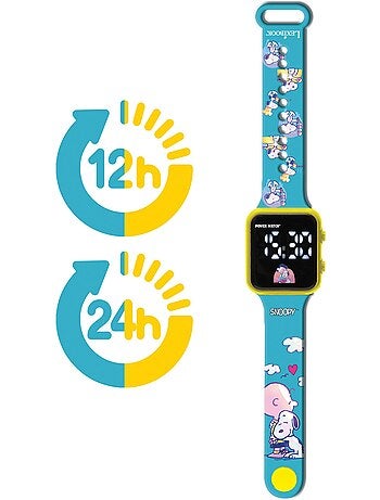 Montre digitale led snoopy