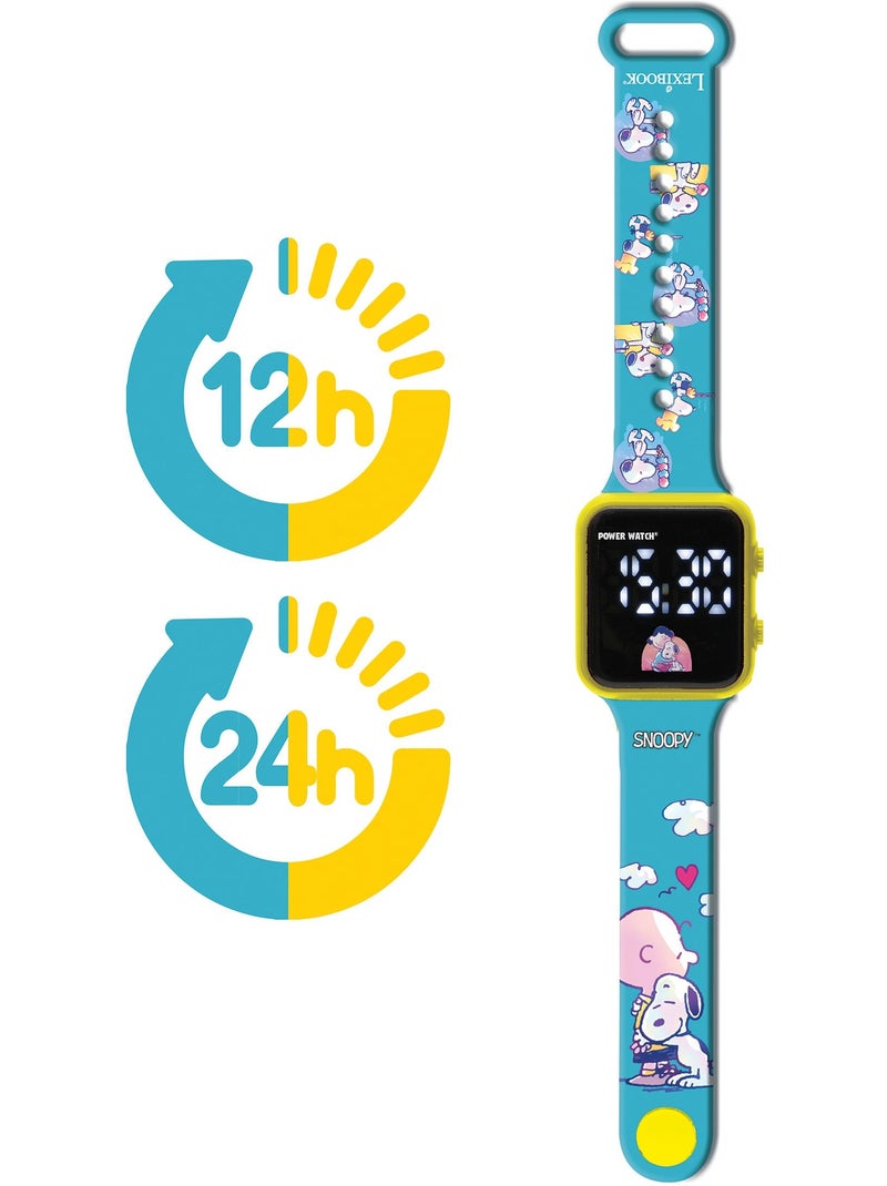 Montre digitale led snoopy Bleu - Kiabi