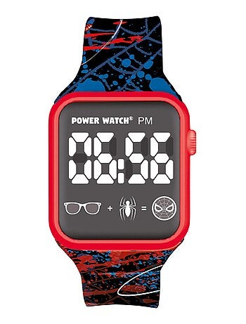Montre digitale led spider-man