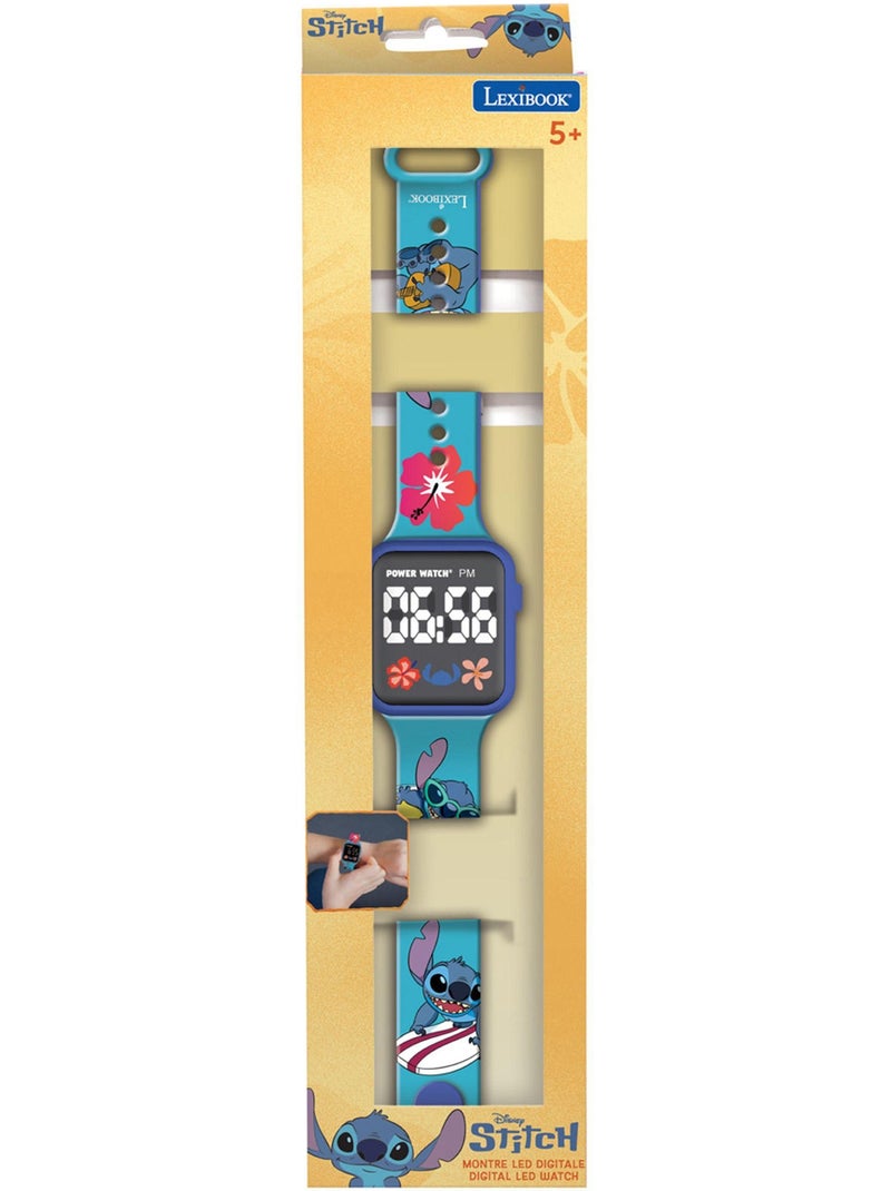 Montre digitale led stitch Bleu - Kiabi