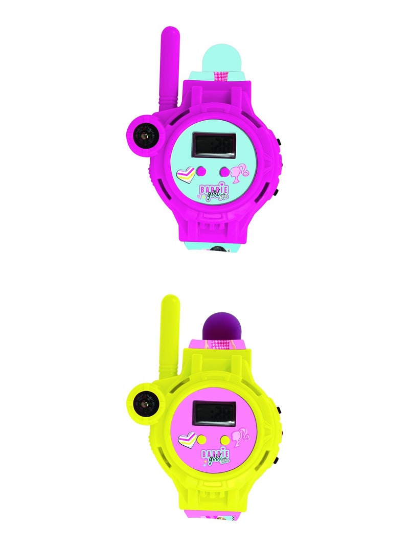 Montre digitale talkie-walkie barbie portée 200 m N/A - Kiabi