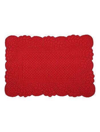 Morphee doorgestikte katoenen placemat