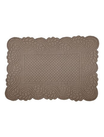Morphee doorgestikte katoenen placemat