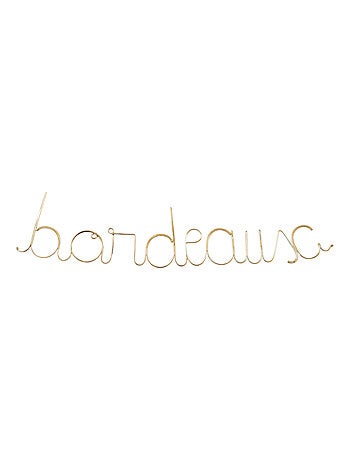 Mot fil de laiton "bordeaux