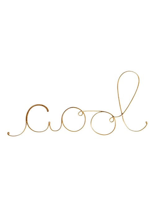 Mot fil de laiton doré "cool" - Kiabi Mot fil de laiton doré "cool" - Kiabi