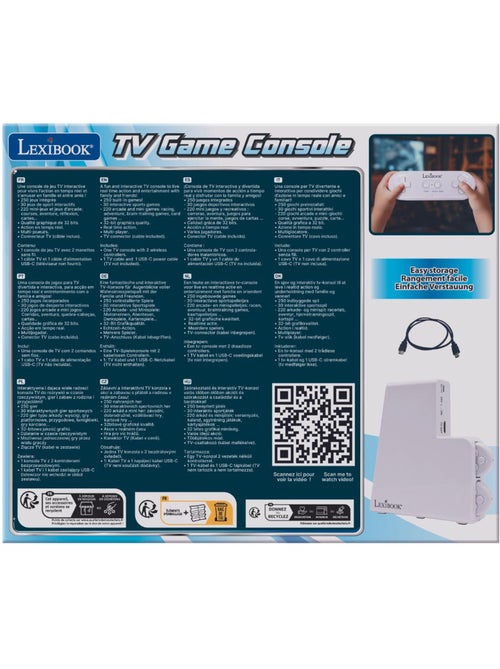 Motion tv plug-en-play spelconsole met 250 spelletjes - Kiabi Motion tv plug-en-play spelconsole met 250 spelletjes - Kiabi