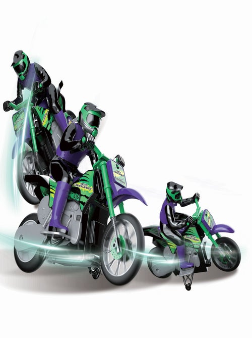 Moto crosslander® 2.4ghz, extreme stunt met lichteffecten. - Kiabi Moto crosslander® 2.4ghz, extreme stunt met lichteffecten. - Kiabi