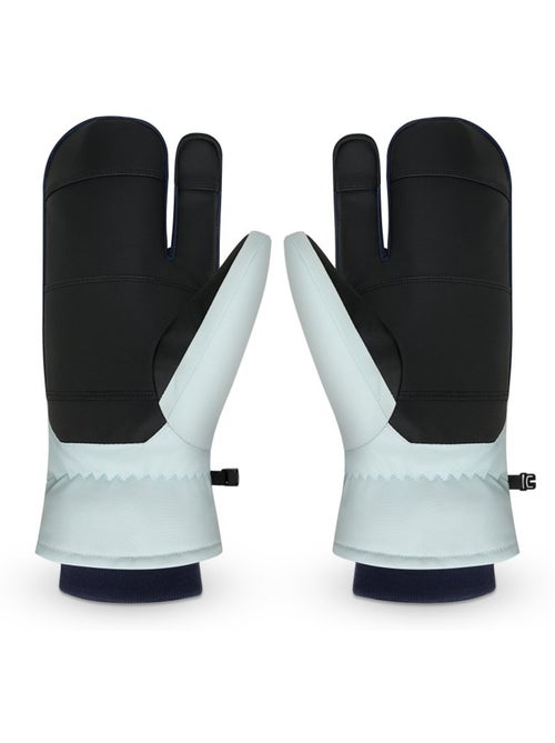 Moufles de ski 3 doigts homme et femme glisse - Kiabi