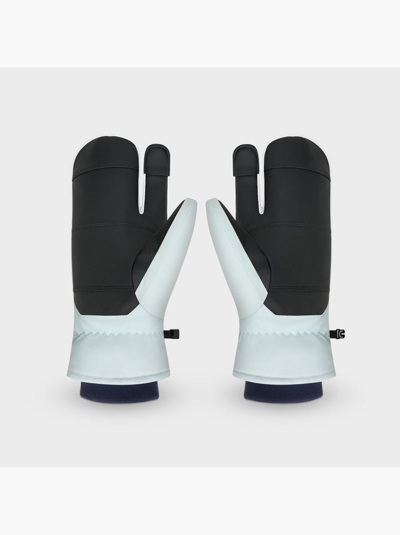 Moufles de ski 3 doigts homme et femme glisse light Bleu - Kiabi