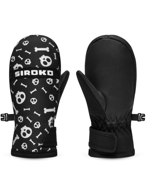 Moufles thermiques snowboard et ski enfant sports d'hiver enfants spook - Kiabi