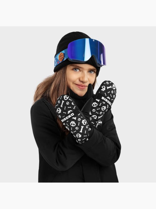 Moufles thermiques snowboard et ski enfant sports d'hiver enfants spook - Kiabi