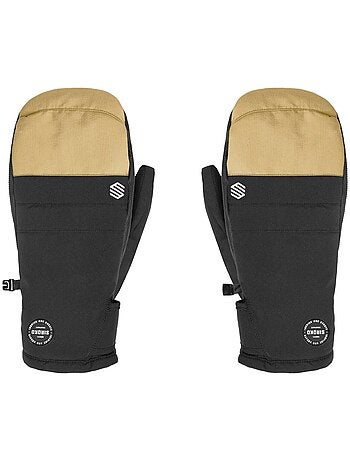 Moufles thermiques snowboard et ski sports d'hiver homme et femme pitztal camel