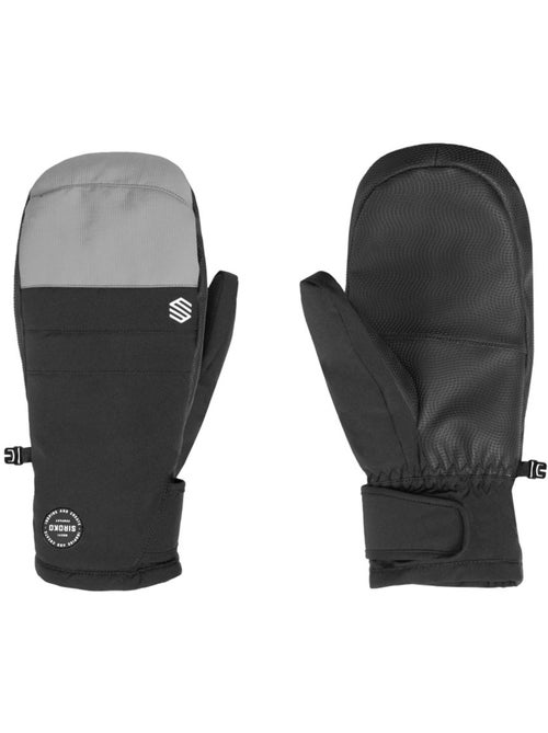 Moufles thermiques snowboard et ski sports d'hiver homme et femme pitztal gray - Kiabi