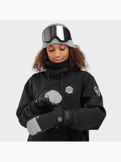 Moufles thermiques snowboard et ski sports d'hiver homme et femme pitztal gray - Kiabi Moufles thermiques snowboard et ski sports d'hiver homme et femme pitztal gray - Kiabi