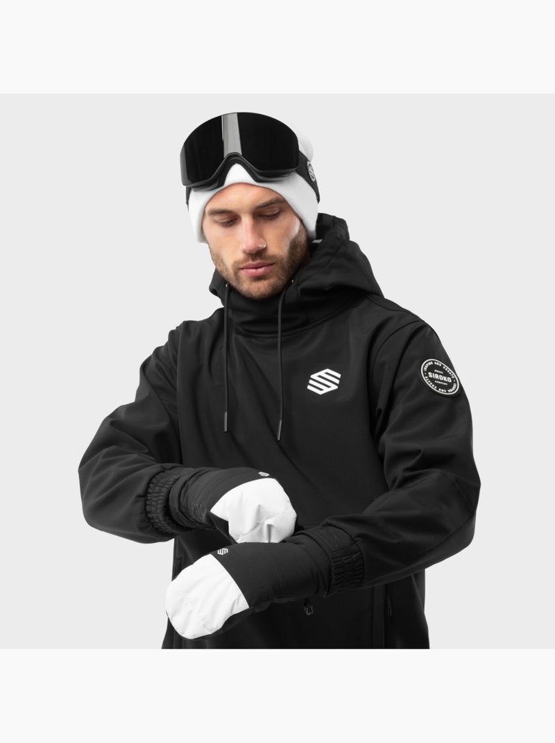Moufles thermiques snowboard et ski sports d'hiver homme et femme pitztal Noir - Kiabi