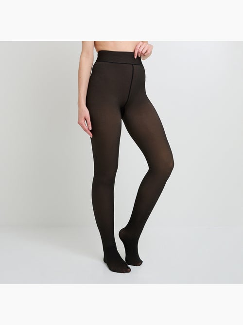 Mousse fleecepanty zwart - Kiabi